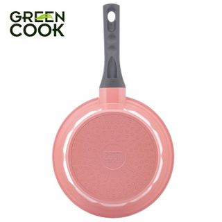 NỒI ĐÚC VÂN ĐÁ CERAMIC CHỐNG DÍNH ĐÁY TỪ GREENCOOK GCS02-18IH SIZE 18CM