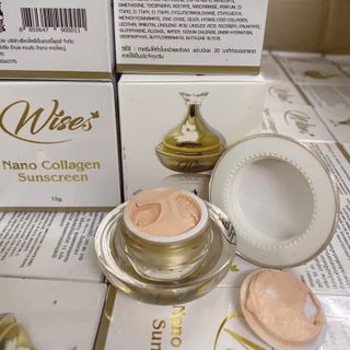 Kem trắng da chống nắng Wise Nano collagen Sunscreen Thái Lan