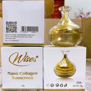 Kem trắng da chống nắng Wise Nano collagen Sunscreen Thái Lan
