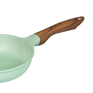 CHẢO ĐÚC VÂN ĐÁ 3D ĐÁY TỪ CHỐNG DÍNH 7 LỚP LÒNG SÂU GREENCOOK GCP06-26IH SIZE 26CM