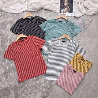 Áo ôm sọc kẻ nhí