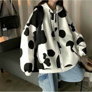 Áo khoác in 3D sữa bò đẹp