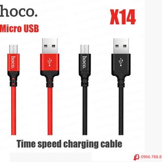Cáp sạc Hoco X14 - Chân sạc Micro USB - dài 1m
