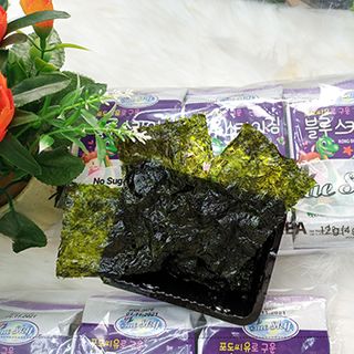 Rong Biển Dầu Hạt Nho Ăn Liền Cho Bé 1 Lốc 12g (4gx3 gói)