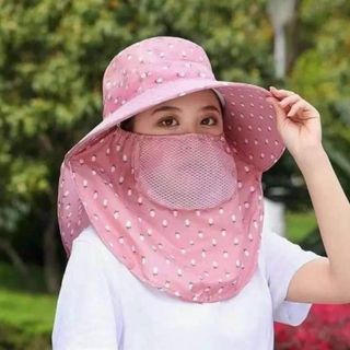 NÓN RỘNG VÀNH CÓ KHẨU TRANG 2 LỚP BẢO VỆ