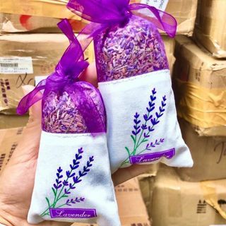 Túi thơm hoa oải hương Lavender - Túi thơm treo trong phòng ngủ- tủ quần áo - giá sỉ