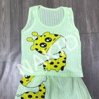 GIÁ SỐC - BỘ COTTON GIẤY 3 LỖ CHO BÉ 3-15 KG -CT3L01