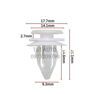 Bộ 50 chốt tappi , đinh tán dùng cho cửa xe ô tô ( )
