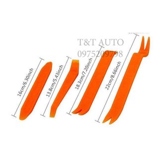 Bộ dụng cụ 4 thanh tháo lắp nội thất ô tô cao cấp.
