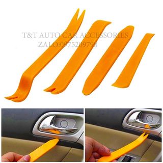 Bộ dụng cụ 4 thanh tháo lắp nội thất ô tô cao cấp.