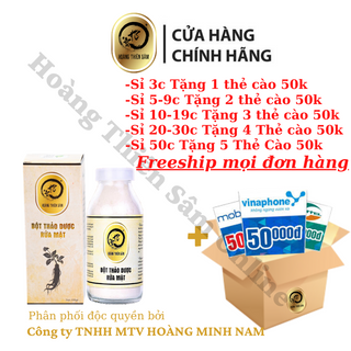 Bột Rữa Mặt Hoàng Thiên Sâm ( Tặng thẻ cào 50k)