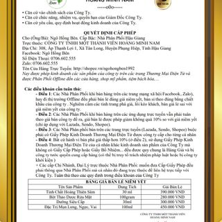 Bột Rữa Mặt Hoàng Thiên Sâm ( Tặng thẻ cào 50k)