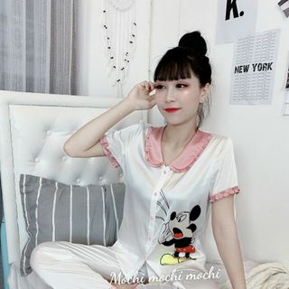 bộ lụa cổ sen