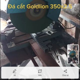 Đá cắt Goldlion 350 Xanh