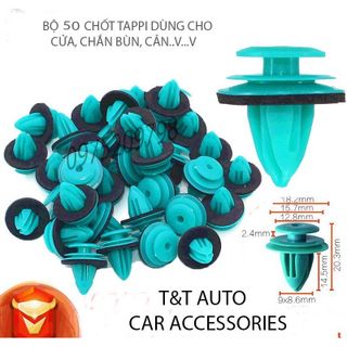 Bộ 50 chốt tappi có ron chống rung cao danh cho xe hơi
