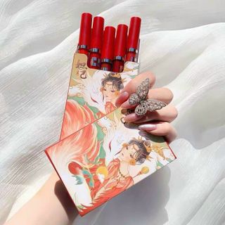 sét 5 son hồ ly đỏ