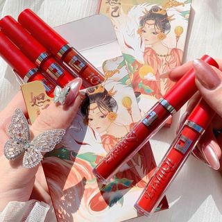 sét 5 son hồ ly đỏ