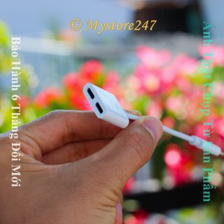 Jack chuyển 2 đầu lighting, cáp chuyển J008, J-008 có mic nghe gọi, cắm trực tiếp