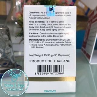 Collagen Chống Lão Hoá Da Fish Collagen With Herbal Extracts Capsule 30 Viên