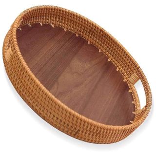 Khay mây handmade