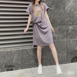 váy cotton suông