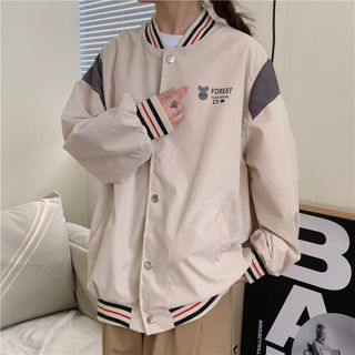 Áo khoác dù kiểu bomber dáng đẹp