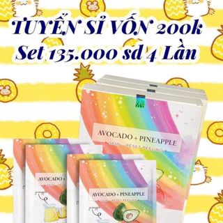 TẮM TRẮNG BƠ DỨA