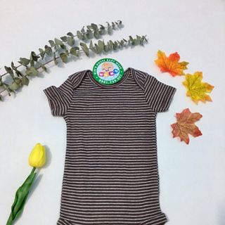 BodySuit tay ngắn sọc ngang thời trang dành cho Bé BS051