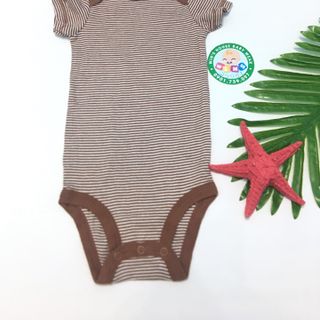 BodySuit tay ngắn sọc ngang thời trang dành cho Bé BS051