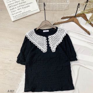 Áo kiểu cổ ren A821
