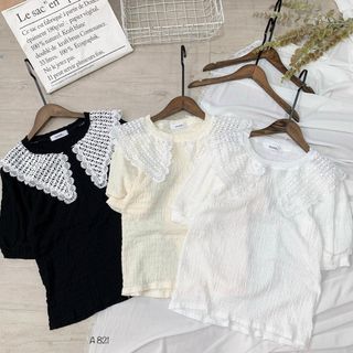 Áo kiểu cổ ren A821
