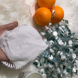 100 VIÊN KHĂN GIẤY NÉN CAO CẤP DẠNG VIÊN KẸO RỜI MIN SOFT