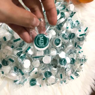 100 VIÊN KHĂN GIẤY NÉN CAO CẤP DẠNG VIÊN KẸO RỜI MIN SOFT