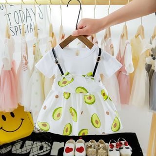 SET ĐẦM TRÁI BƠ BÉ GÁI 9-12KG