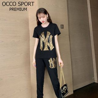 Bộ đồ thể thao đính đá cao cấp NY TT460