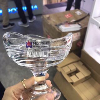 CỐC LY KEM THỦY TINH DÁNG TRÒN
