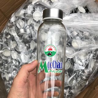 chai thủy tinh dây xách 500ml- Bình thủy tinh đựng nước dây xách 500ml