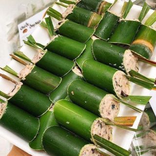 Chả ốc nhồi ống nứa