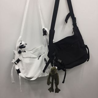 Túi tote vải canvas loại lớn, đeo chéo đeo vai ulzzang hàn quốc xinh xắn