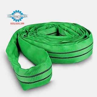 Dây cáp vải cẩu hàng bản tròn 2 tấn, hệ số an toàn 7:1 – Cơ Khí Liên Sơn