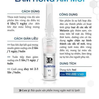 Nuwhite làm hồng nhũ hoa số 1 tại hoa kỳ