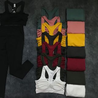 SET BRA + QUẦN LƯNG CAO NỮ GYM, YOGA
