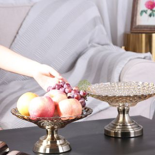 Khay trái cây thủy tinh trân châu