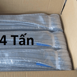 Dây Cáp Vải 4 Tấn, Bản Dẹp, hệ số an toàn 6:1, 2 đầu mắt – Cơ Khí Liên Sơn