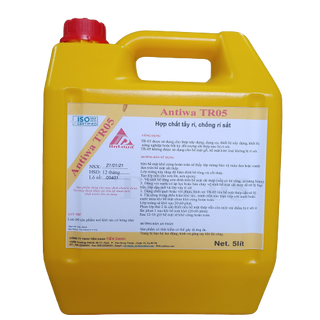 Chất Tẩy Rỉ Sét Sắt Thép Công Trình Xây Dựng ANTIWA TR05 Cal 5 Lít