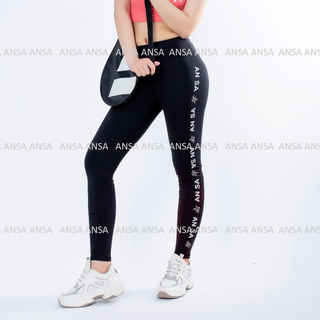 Bộ thể thao nữ quần dài áo croptop có tay AN SA - DD3