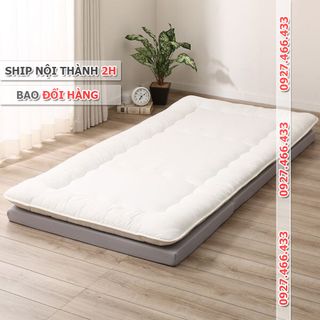 Topper Nệm Bông Gòn Xuất Nhật Nitori 1mx2m 1m4x2m 1m6x2m