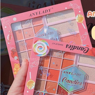 phấn mắt anylady 19 ô candies