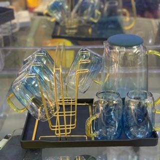 Bộ bình kèm 6 ly Ocean Aqua - Đại dương
