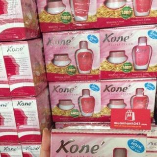 Bộ kem chống nắng và làm trắng Facial Crea Kone